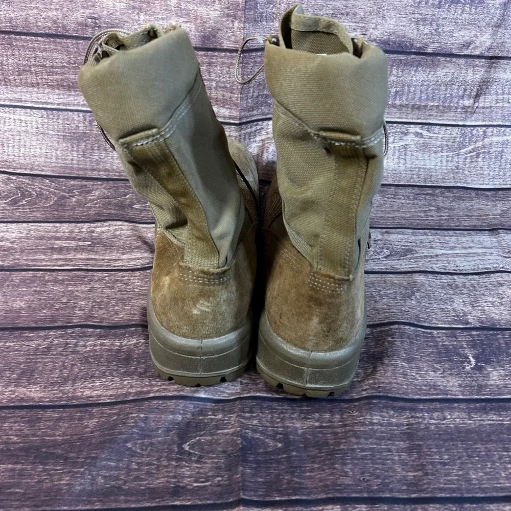 Belleville AHWC Mens 10 R Coyote Brown Suede Nylon Combat Tactical Boots USA